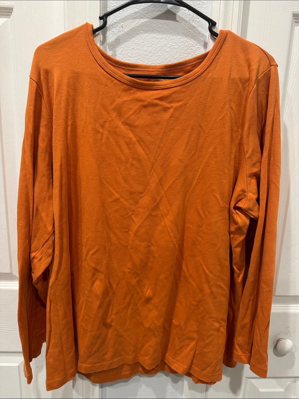 St. John's Bay Vibrant Orange Essential Tee - Women's